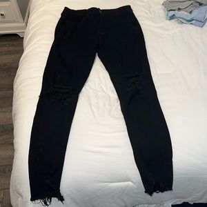 Black American Eagle Skinny Jeans